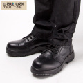 Semelle en caoutchouc antidérapant en acier inoxydable cuir noir chaussures légères sécurité